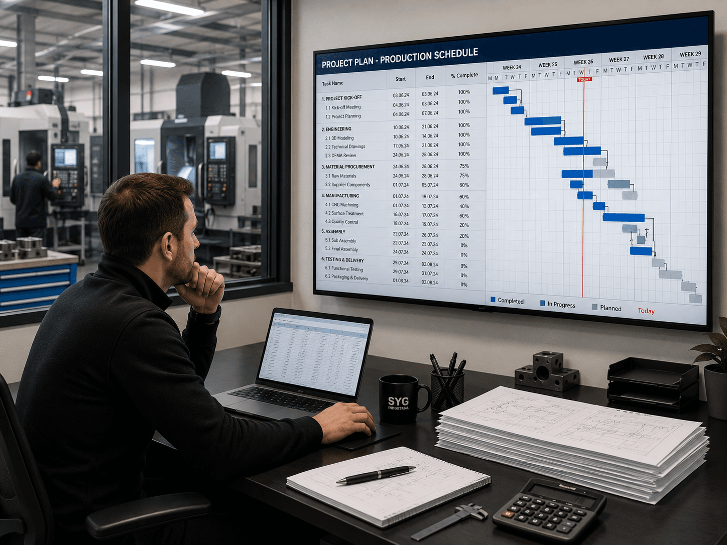 Production planning and scheduling